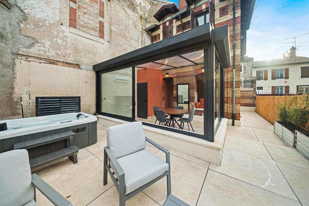 Maison d'architecte avec Jacuzzi, Quartier Prémontrés 5