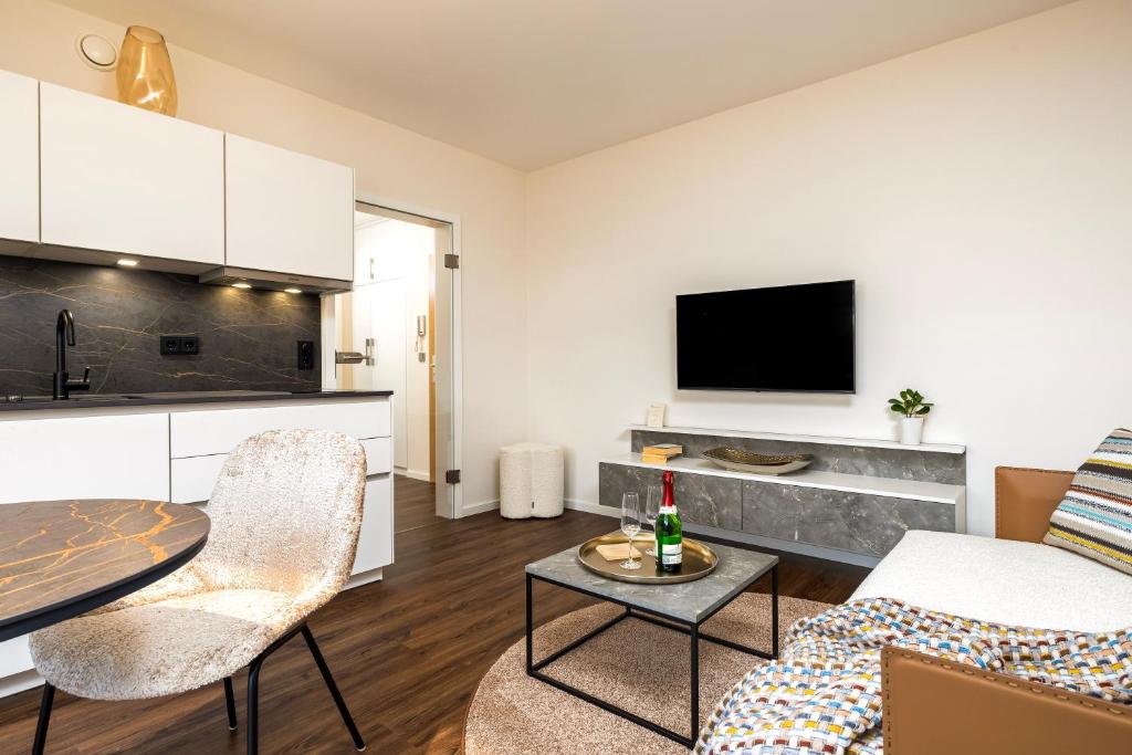 Exclusive Suite mit Tiefgarage in Nähe Messe-BMW-Porsche-DHL-Flughafen-Flugzeugwerk der Deutsche Aircraft 5