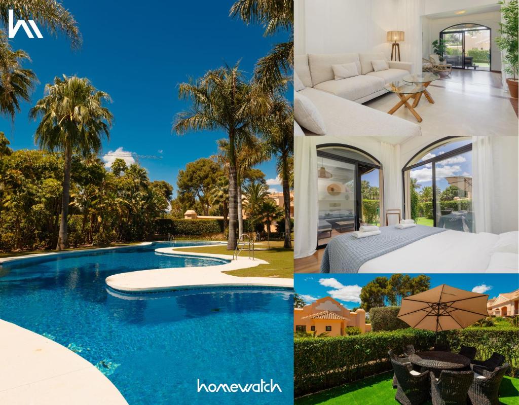 3 bedroom apartment, with private garden and terrace, in Puerto Banús