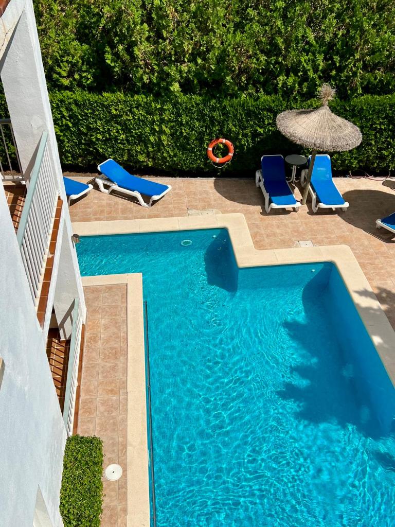 Villa Alexia Apartments Sol 1st Floor Stairs 1BR Pool view 9 min to Sea 5min to Town AT1833