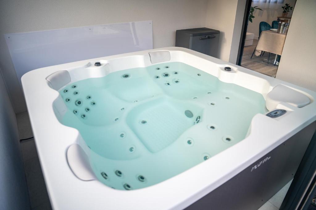 Projecteur sur ma bulle - Studio Viens dans ma bulle avec JACUZZI privé 3