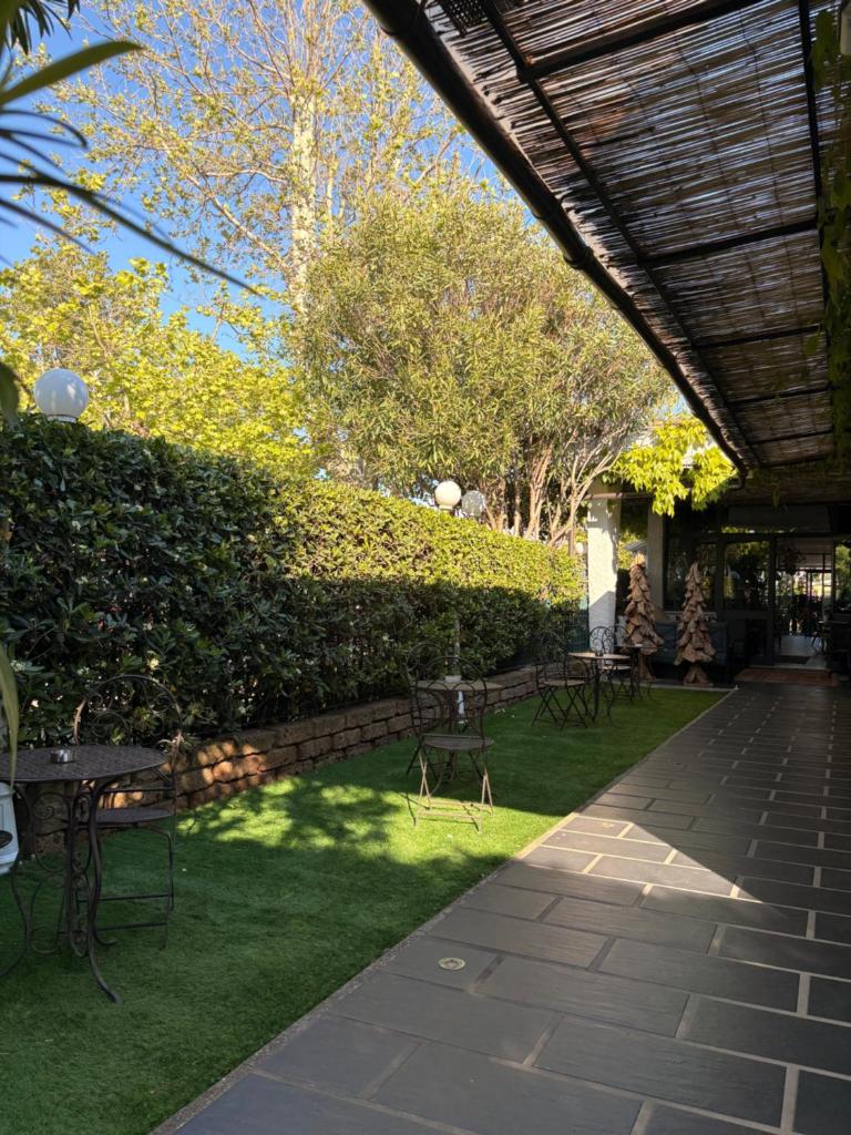 un groupe d'animaux se promenant dans l'herbe dans l'établissement Hotel Atlantic, à Marina di Carrara 49 autres photos