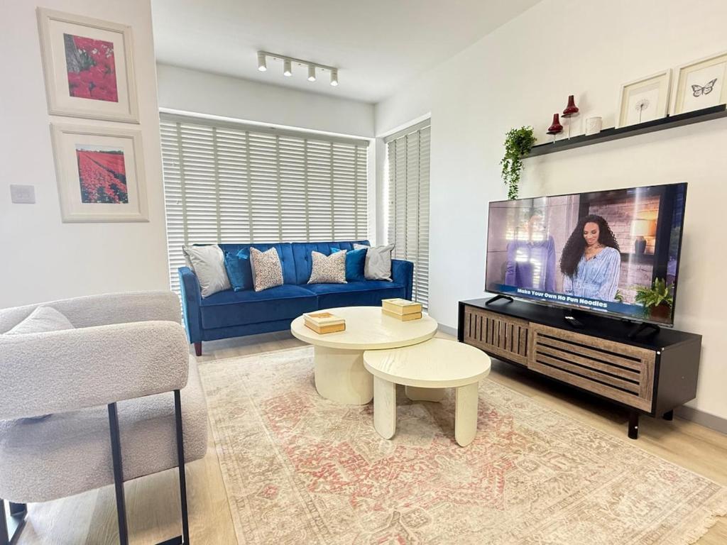 Modern 2-Bed Apartment, Sleeps 5, Free Parking, Netflix, New built 1