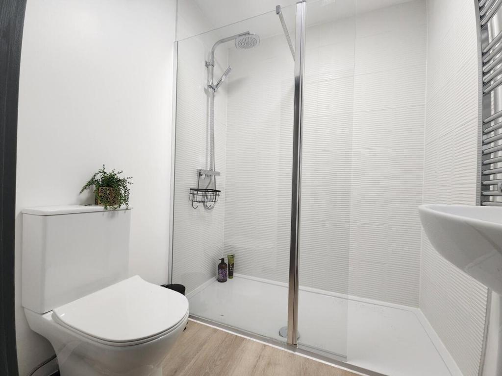 Elegant 2-Bed Apartment with AC, Sleeps 6, Free Parking, Netflix, WiFi, New build 3