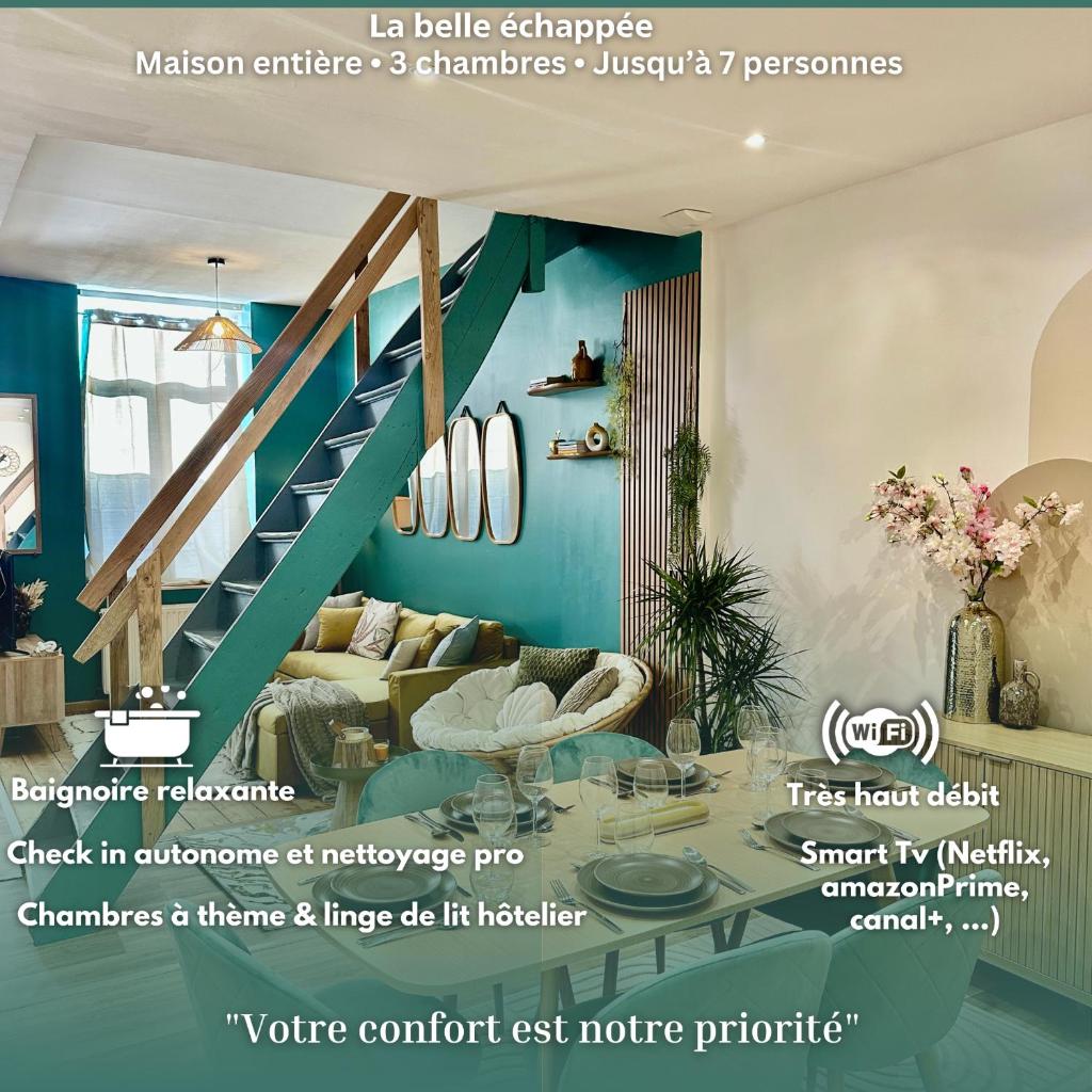 La belle échappée, maison chic près de lille & Parc Barbieux 1