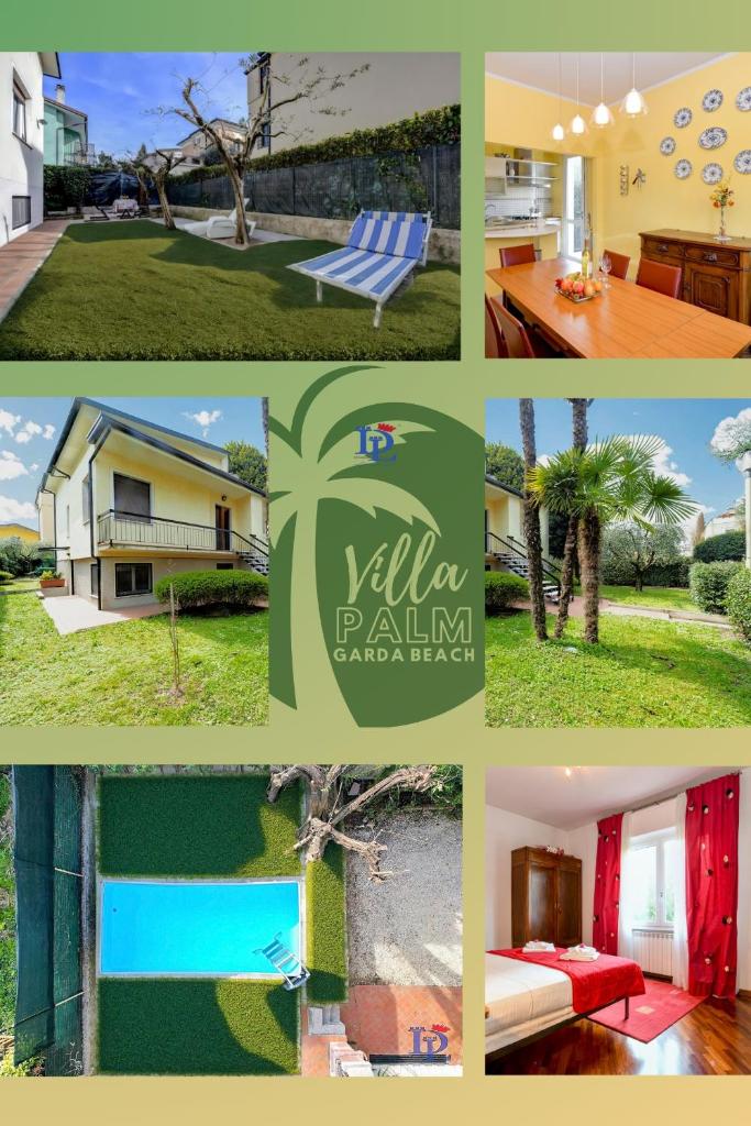 DesenzanoLoft Villa Palm Garda Beach, with garden, barbecue and pool