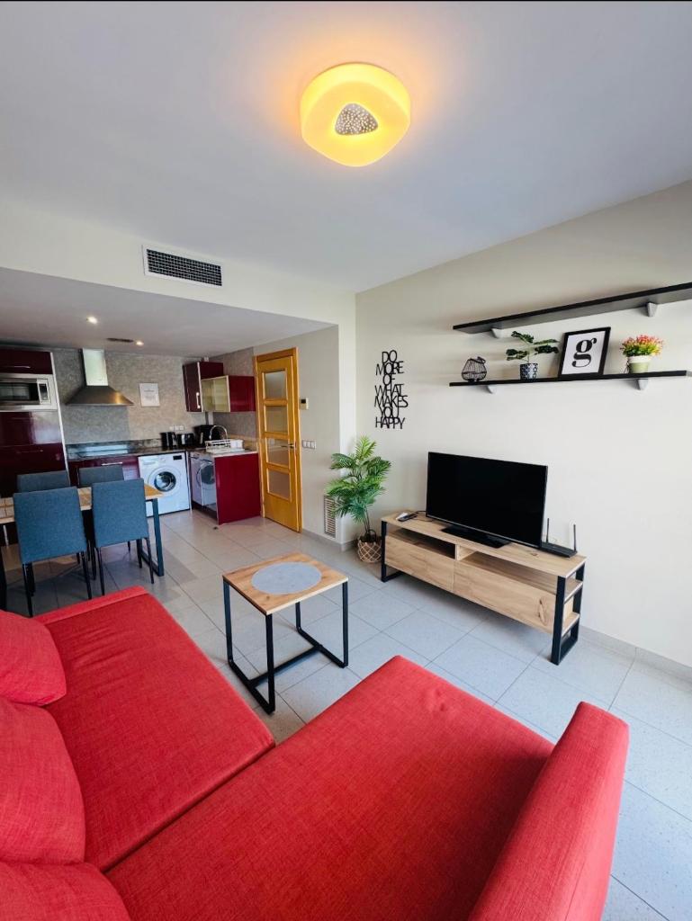 Hermoso piso en un paso de la Playa de Fenals con piscina 6