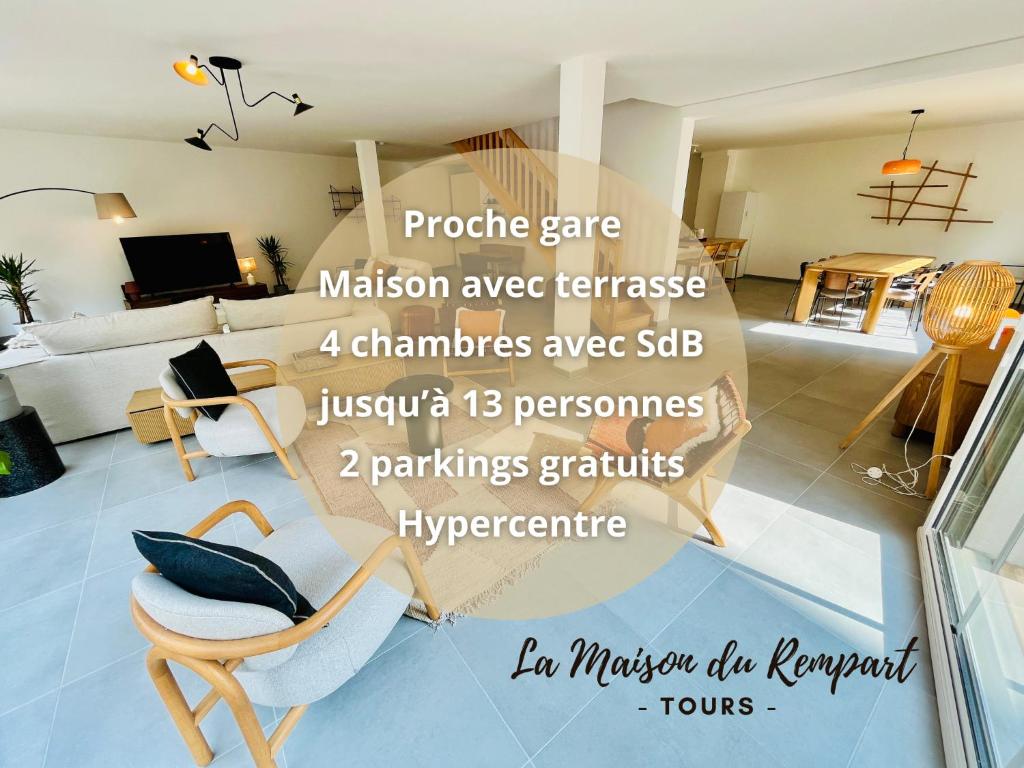 Hypercentre, spacieux, lumineux, la Maison du Rempart 1