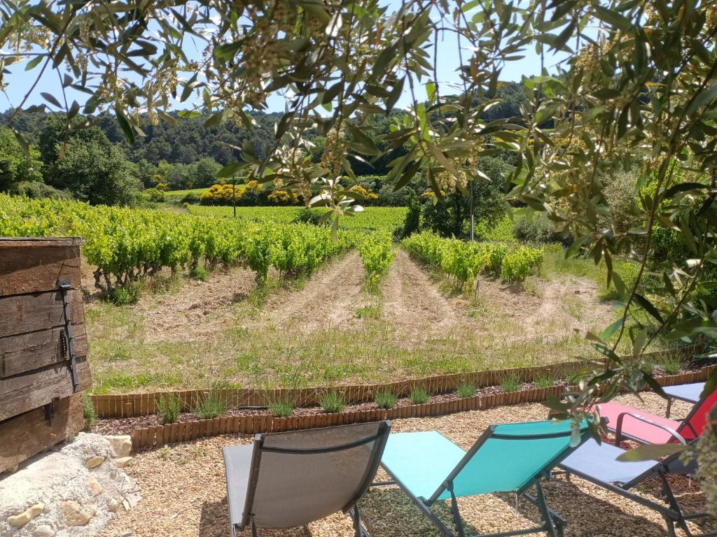 Photo de la galerie de l'établissement Gîte en provence au coeur des vignes, à Villedieu