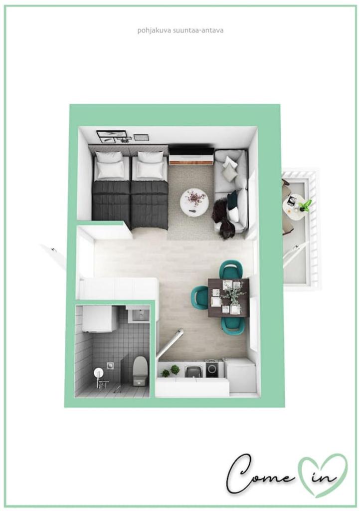 Sonetti - Metso library apartments Come in! 3