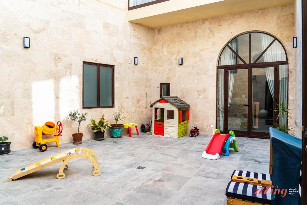 Stylish Malta Village Retreat with Kids Room & Gym 3