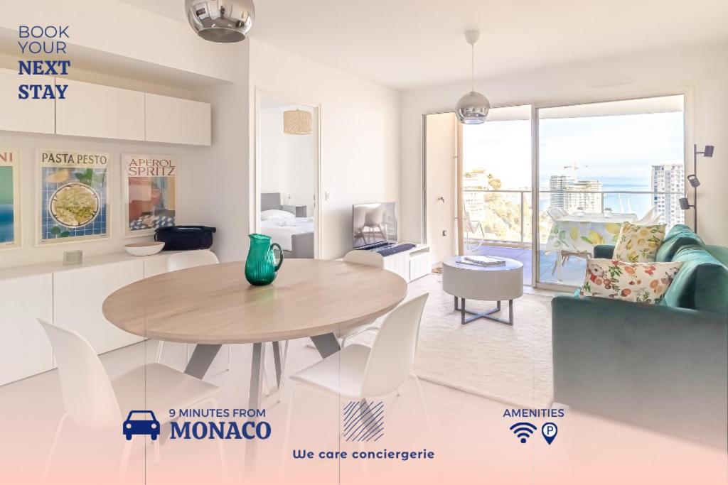 Superb new 2-room apartment -parking border Monaco 1