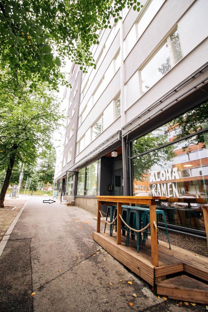 Come in! "Pirkanportti" In the heart of Tampere next to the railway station for 9 people! 6