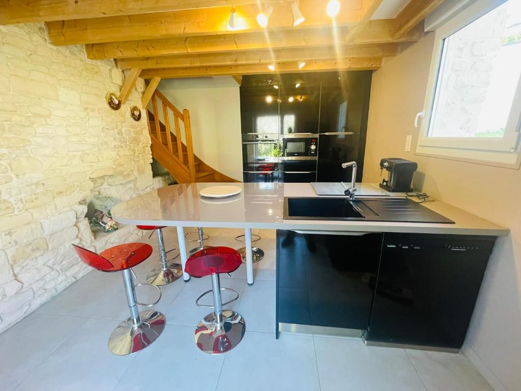 Maison en pierre de Caen charmante et confortable et sa terrasse privative entre terre et mer 6