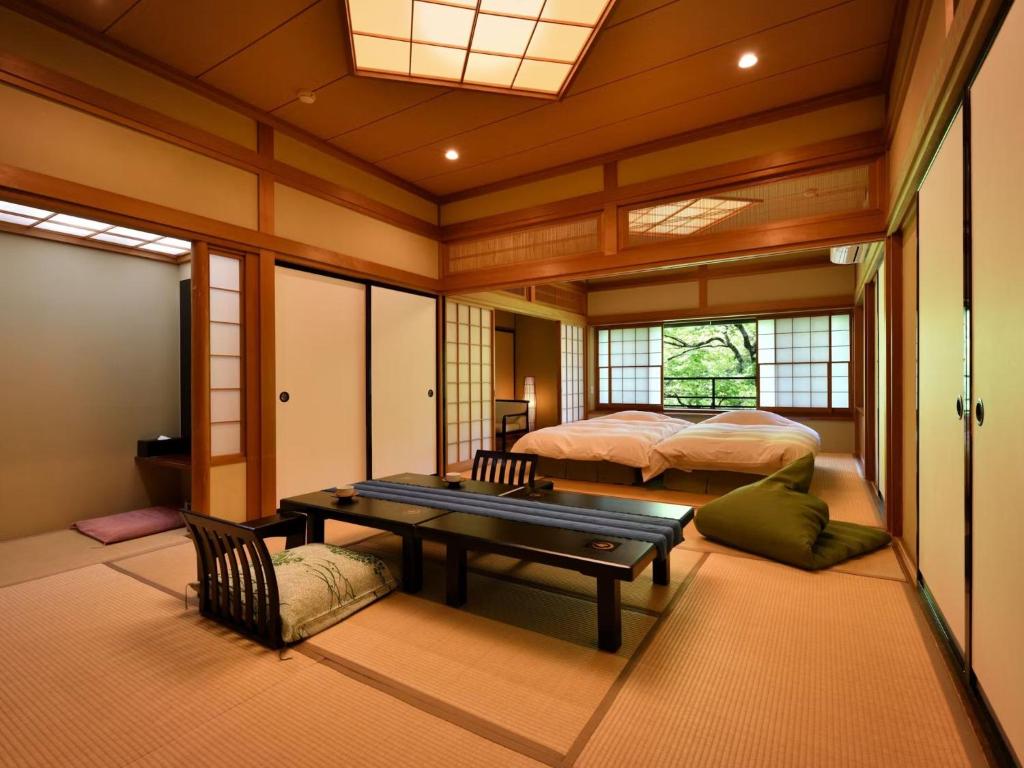 Coin salon dans l'établissement 藤龍館-TOURYUKAN-Yunokamionsen