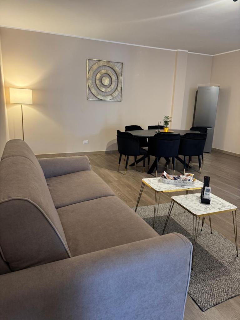 Coin salon dans l'établissement Samarè Rooms & Apartments