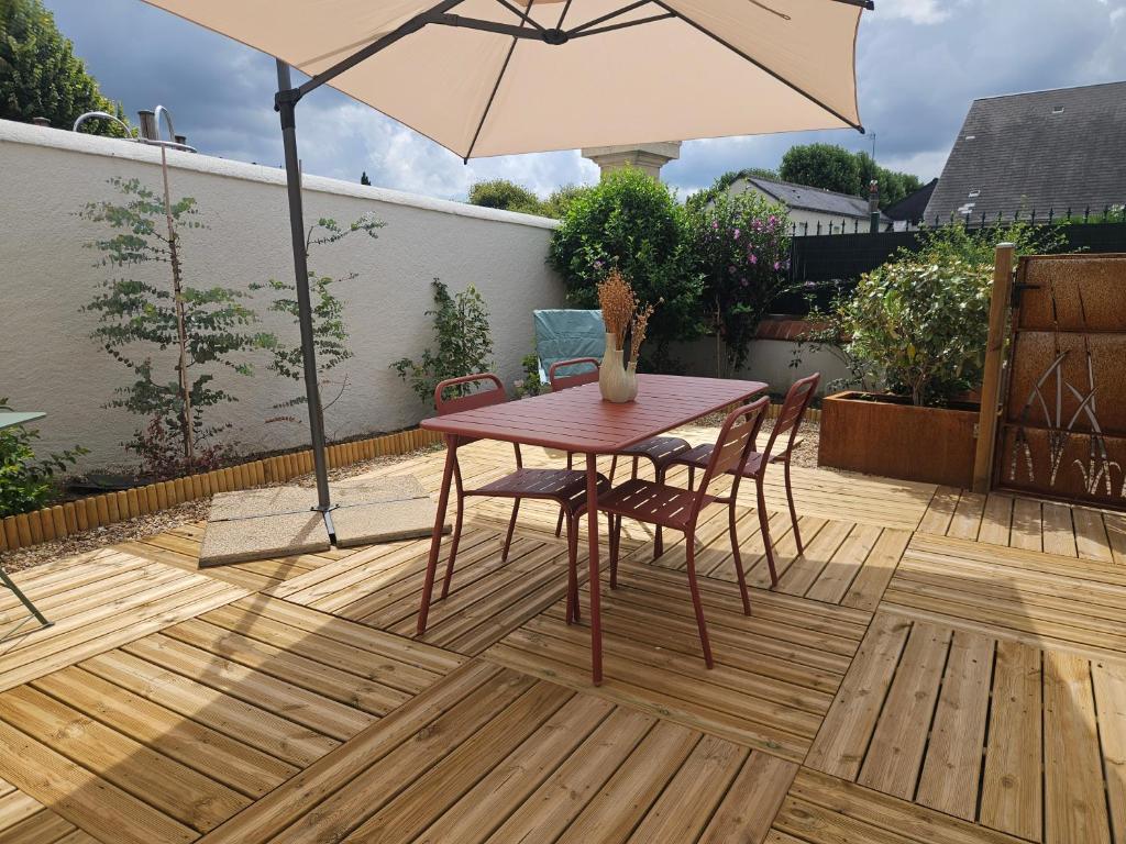 Séjour vigne et château Vouvray - Maison terrasse 6