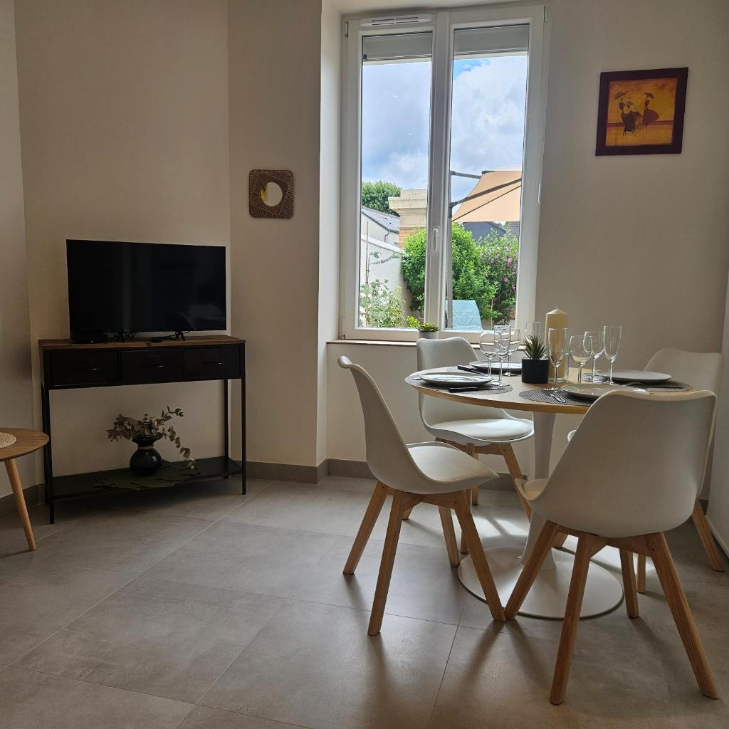 Séjour vigne et château Vouvray - Maison terrasse 5