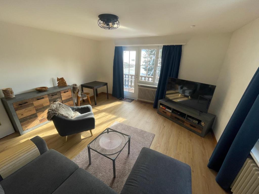 Haus Albertihof: 3-Zimmer-Wohnung an Top-Lage in Davos-Platz