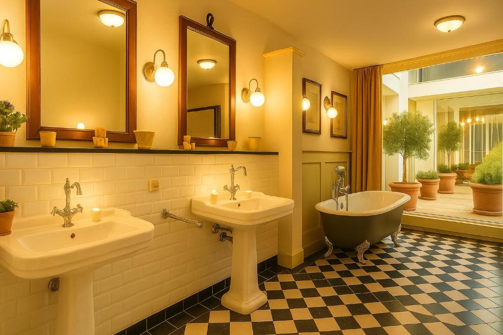 Salle de bains dans l'établissement Green Hill Property