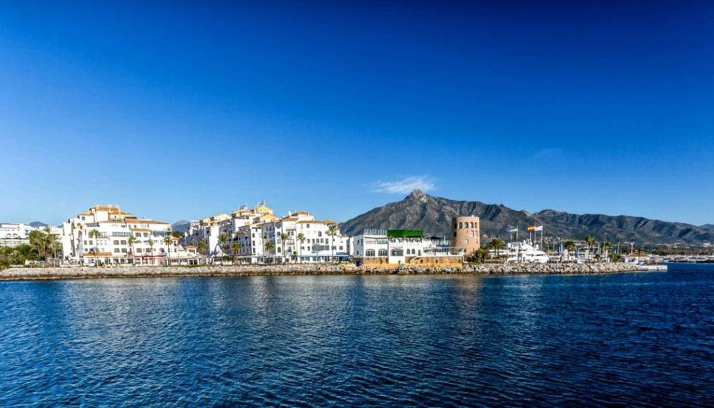 Bright & Cozy studio in the center of Puerto Banus, pool and terrace.