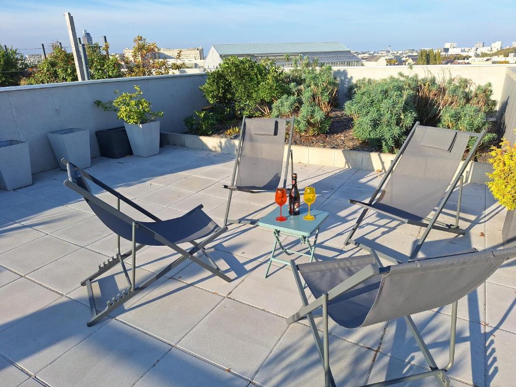 Appartement 90m2-Roof Top privé 100m2-Parking privé-Clim mobile 6
