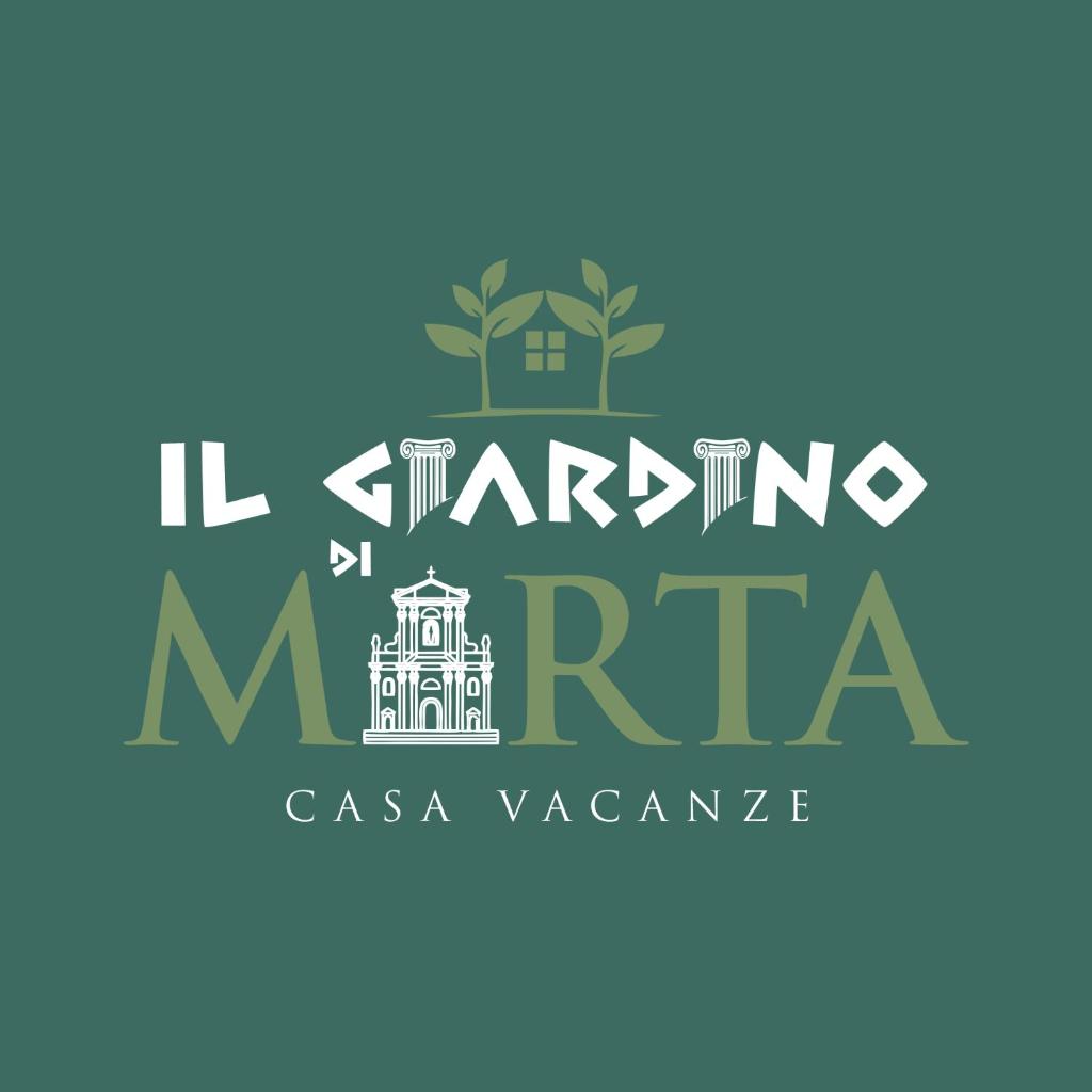 un logo pour un restaurant mexicain avec une mosquée dans l'établissement Il Giardino di Marta, à Contrada Maeggio