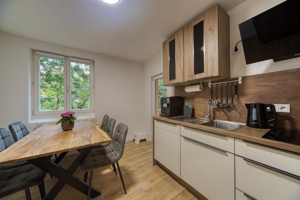 DresdenStay Modern 3 Schlafzimmer Balkon Kamin PS4 4
