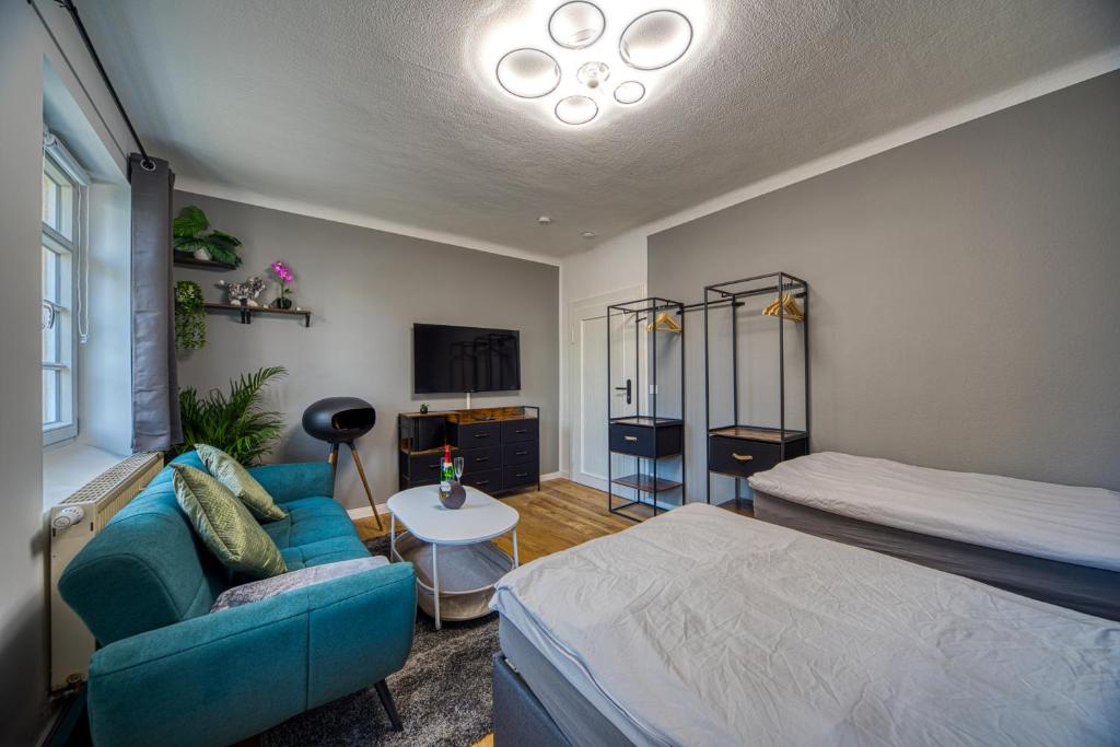 DresdenStay Modern 3 Schlafzimmer Balkon Kamin PS4 1