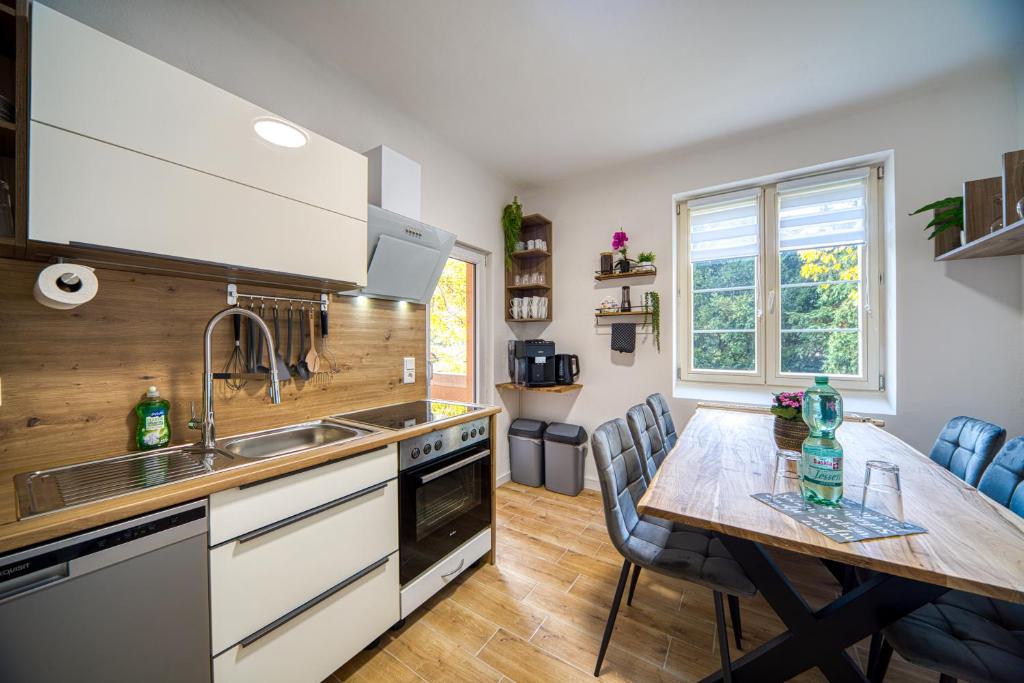 DresdenStay Modern 3 Schlafzimmer Balkon Kamin PS4 4