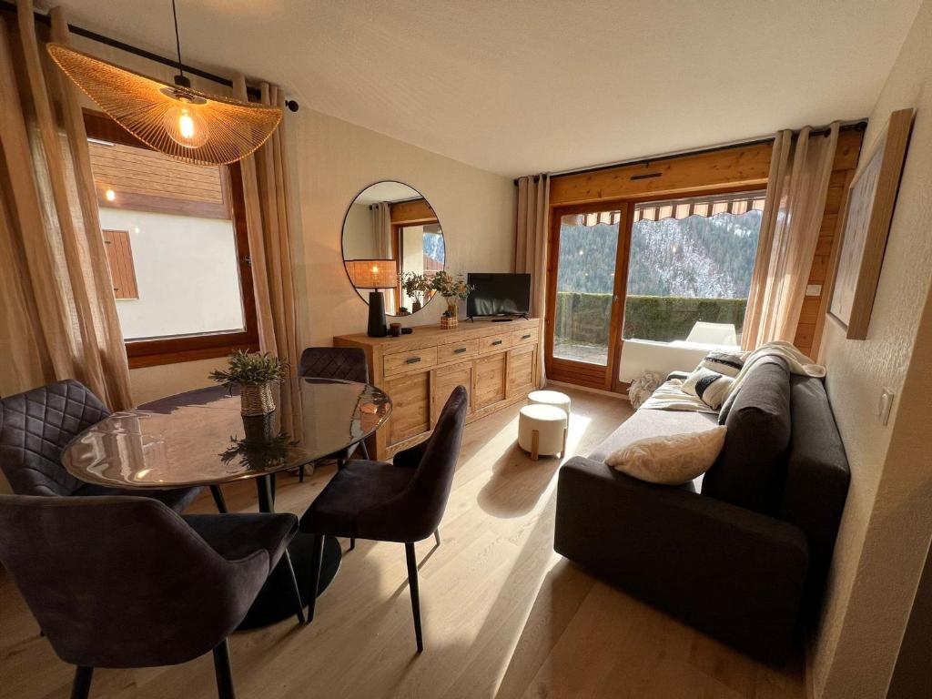 T2 design et cosy à La Clusaz avec terrasse sud et garage privé - FR-1-459-235