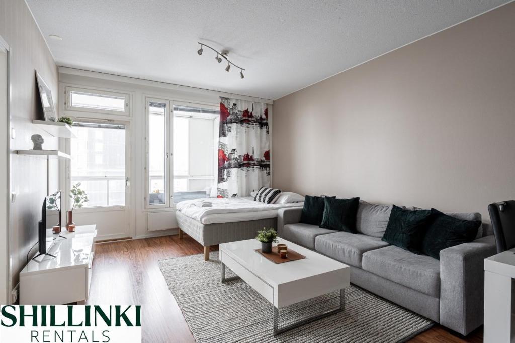 Homelike 1BR with Free Parking, Sauna & Balcony 7