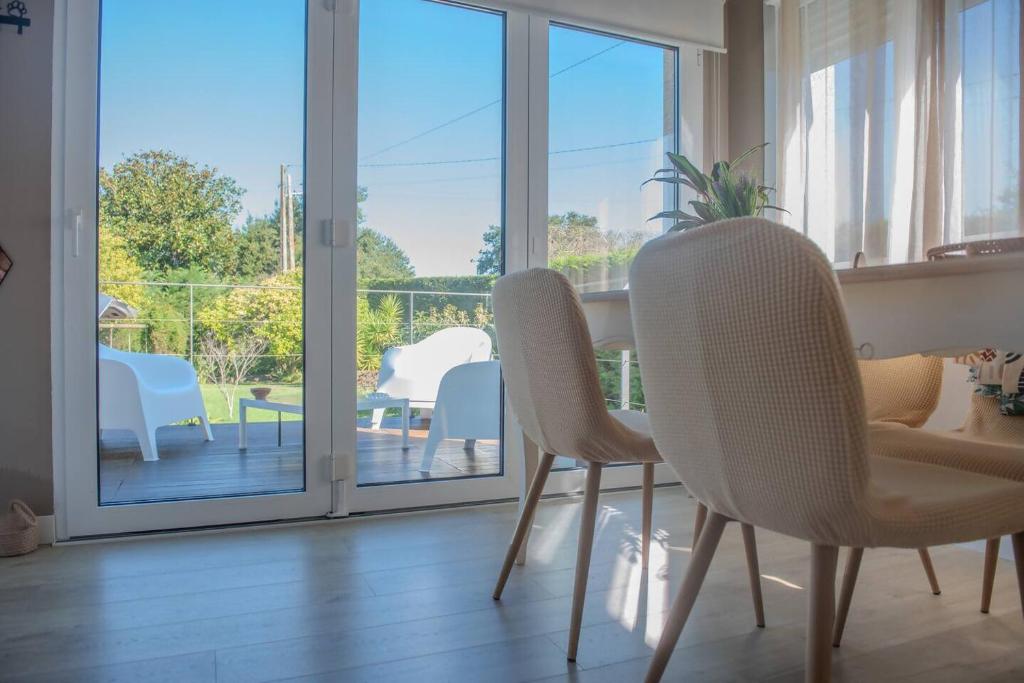 Porta da Seca casa con jardín y asador Rías Baixas 8
