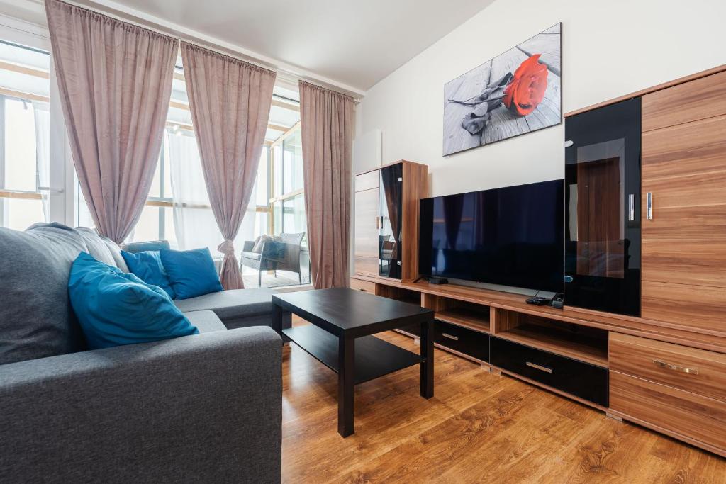 High Floor 2BR Downtown with Danube View Balcony Parking Available 5