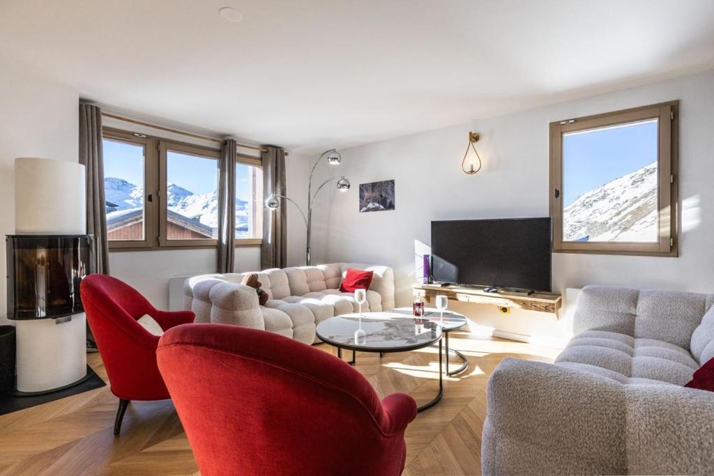 Chalet Alaska 7 130 m2 Balcony Ski in Parking