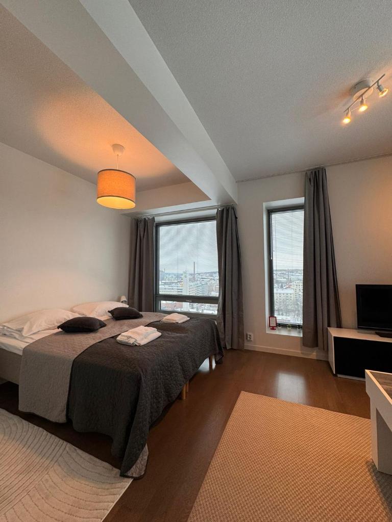 Kotimaailma Apartments - Upea yläkerroksen studio - Itsenäisyydenkatu 1
