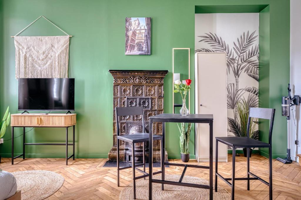 Chez Guillaume - Studio Jungle rénové balnéo à la gare 4