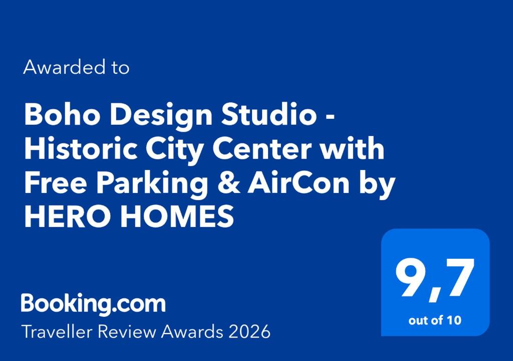 Boho Design Studio with Free Parking & AirCon by HERO HOMES 7