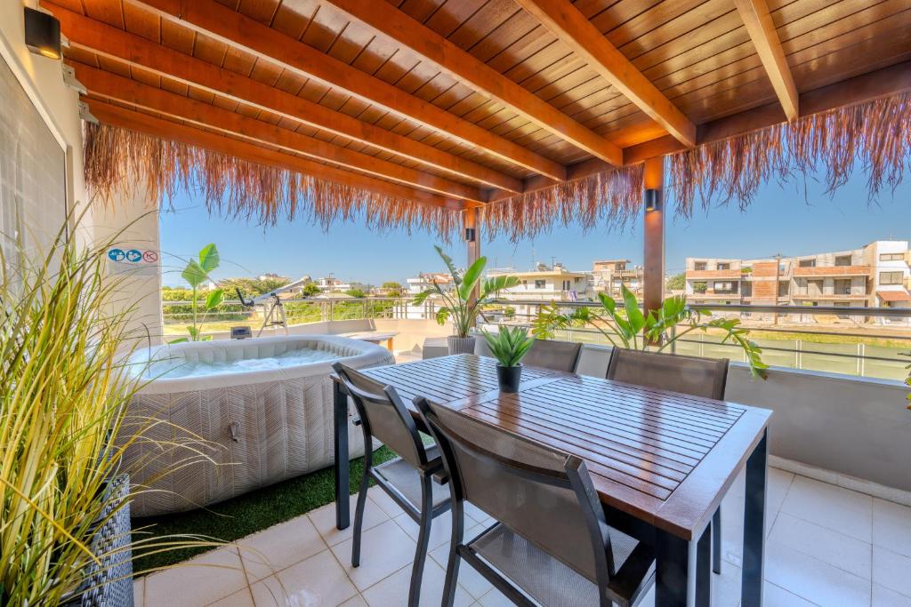 Coral Paradise Luxury Modern Family Villa with Jacuzzi, Pool View & Parking in Rhodes Island 7