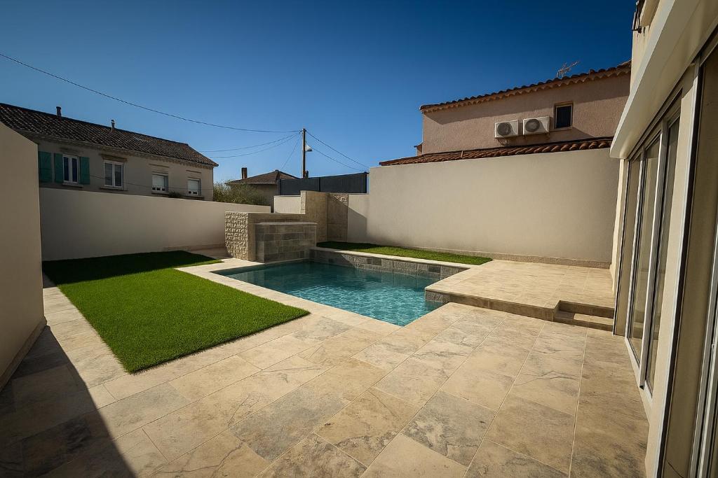Havre de paix avec piscine & grand jardin 6 pers 8
