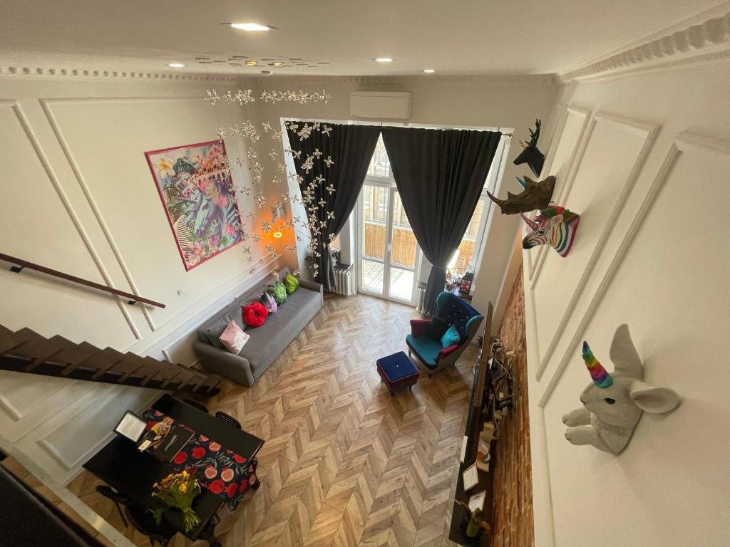 Loft z Antresolą i Balkonem w Centrum Przystań Jednorożca Klimatyzacja Faktura 5