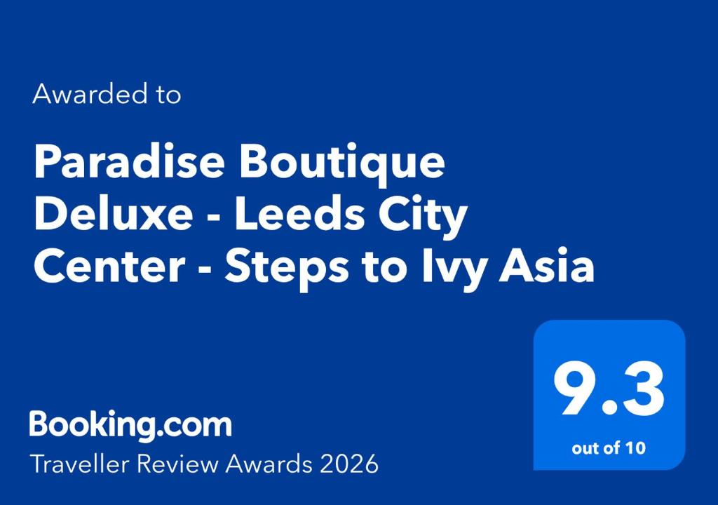 Paradise Boutique Deluxe - Leeds City Center - Steps to Ivy Asia 8