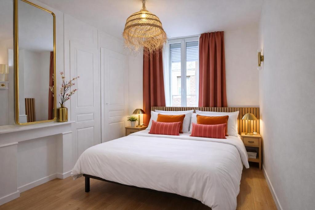 La Maison nette, calme, parking, 6 min a gare 1