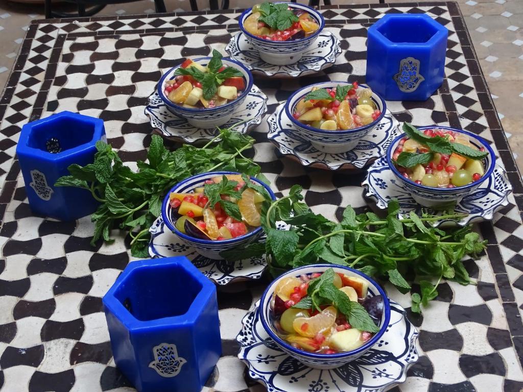Nourriture dans le riad ou à proximité