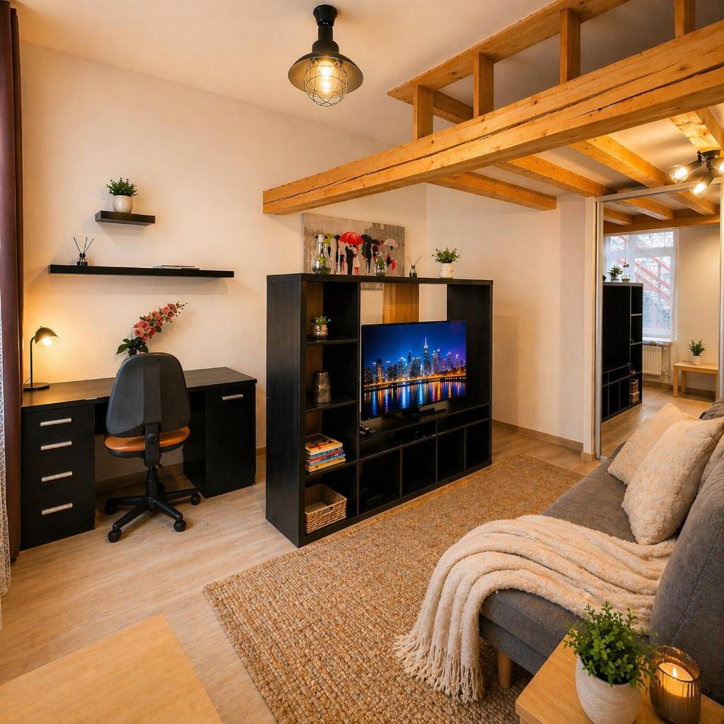 Giedrės Cozy Loft Old Town Bright Studio 5