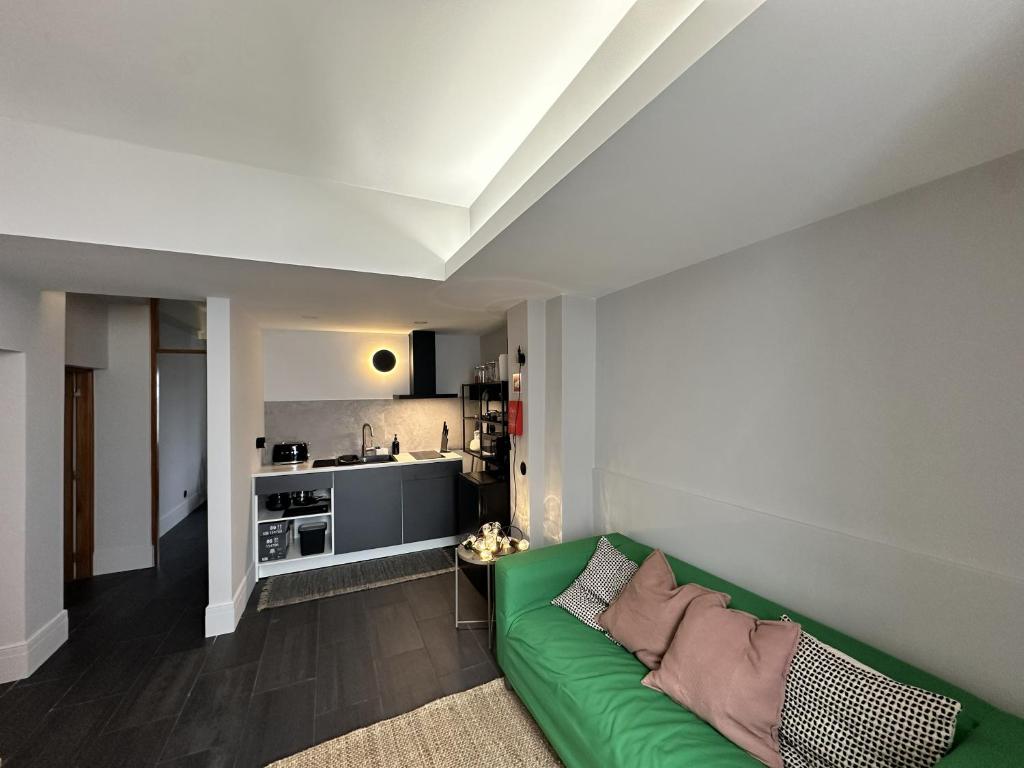Apartamento acolhedor no centro da cidade, com pátio privado. 5