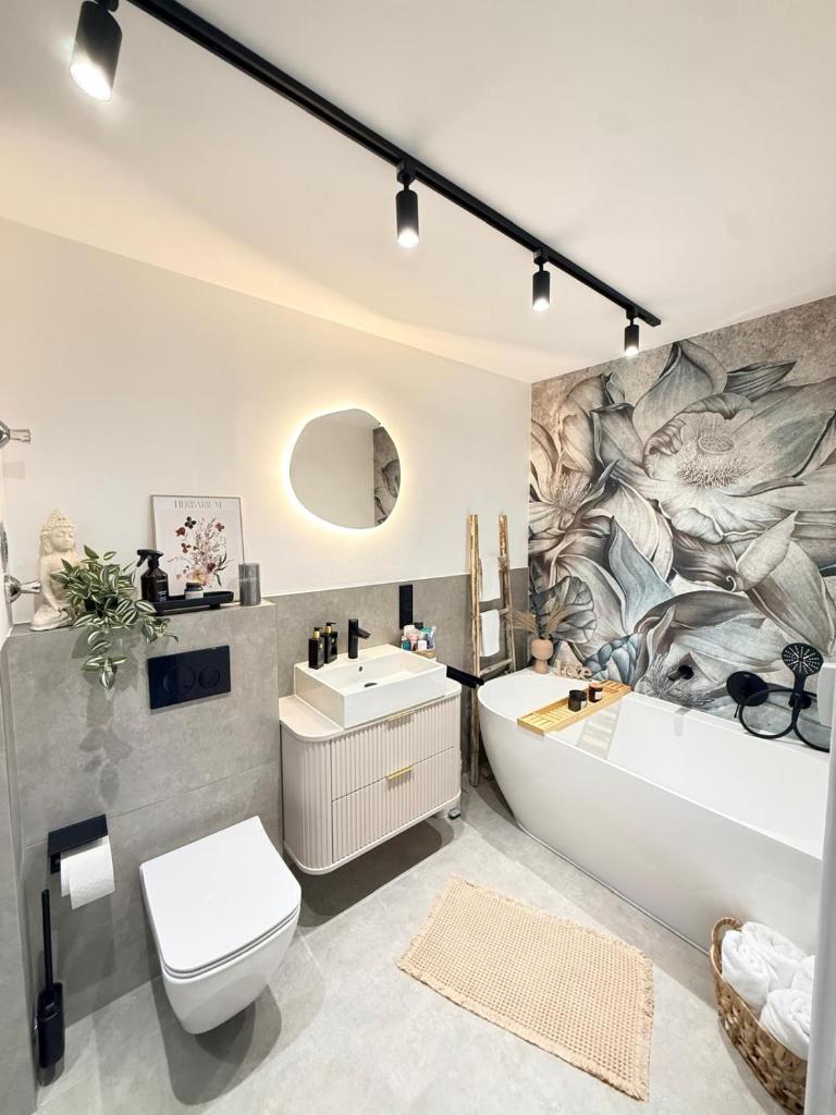 Stilvolles Boho-Apartment nahe Mainz mit Balkon & Parkplatz 4