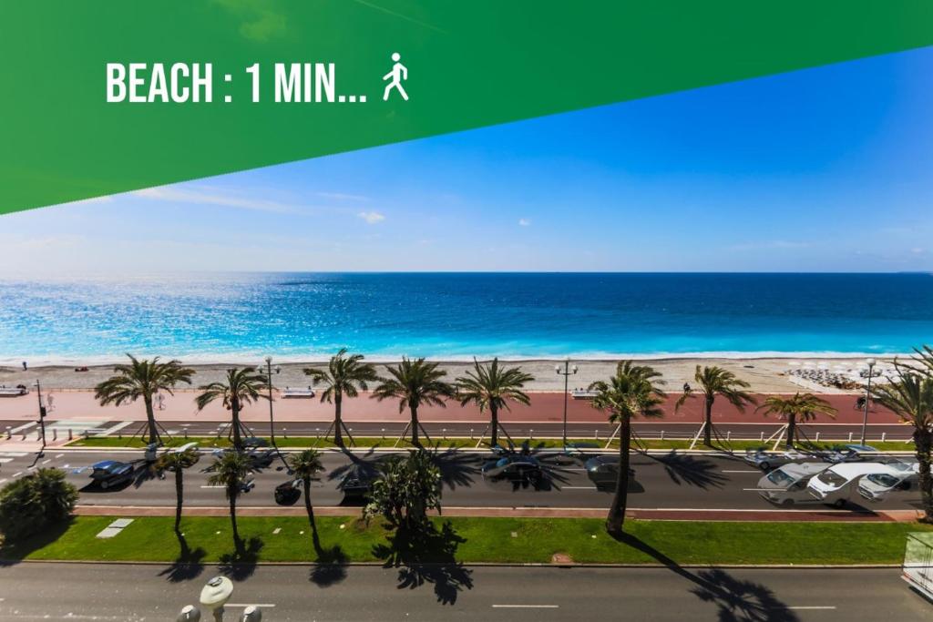 A 2 pas de la Mer - Climatisation - Wifi - Tramway 8