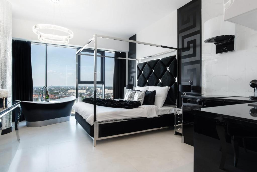 Goldstar Apartament- Wanna z widokiem, 18 Piętro, Hanza Tower Szczecin 3