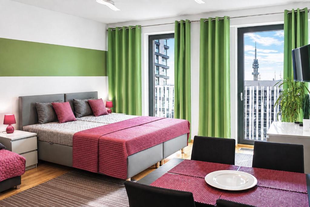 Prague apartment in residential tower · parking 2
